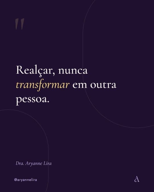 Arte produzida para a Dra. Aryanne Lira